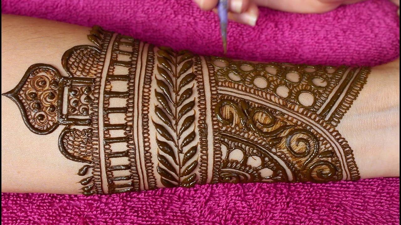 Bridal style Mehndi design | Full hand mehndi design | 2019 | - YouTube