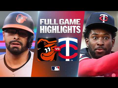 ORIOLES vs. TWINS: Official Full Game Highlights (August 11) | 2026 MLB Season