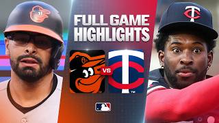 ORIOLES vs. TWINS: Official Full Game Highlights (August 11) | 2026 MLB Season News