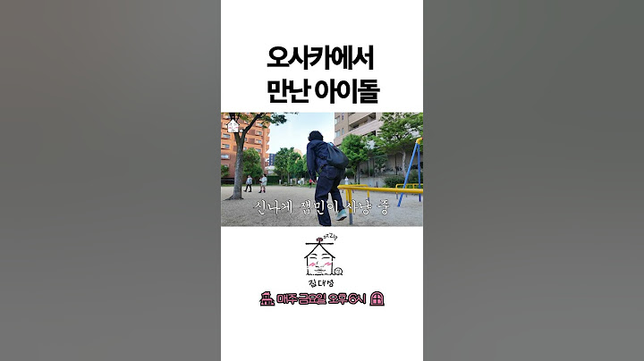 오사카에서 만난 아이돌
