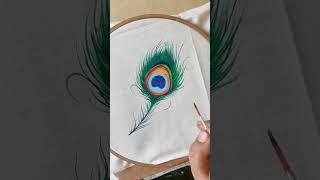 understand peacock feather painting for beginners in just 1 min