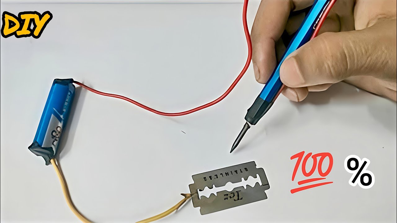 How To Make Simple Pencil Welding Machine At Home || practical inventions || 