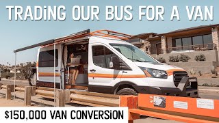 TRADING our BUS for a VAN | $150,000 Van Conversion by Bona Fide Outside 2,807 views 2 years ago 16 minutes