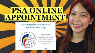 HOW TO BOOK AN ONLINE APPOINTMENT IN PSA (TAGALOG TUTORIAL 2022)