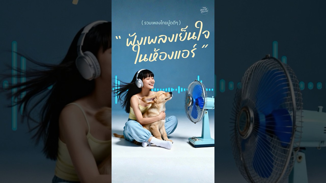 รวมเพลงไทยมู้ดดีๆ ฟังเพลงเย็นใจในห้องแอร์ | เพลงดังดับร้อน ฟังแล้วใจเย็นเจี๊ยบบบ..