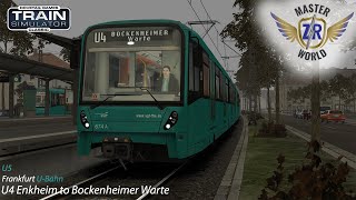 U4 Enkheim to Bockenheimer Warte - Frankfurt U-Bahn - U5 - Train Simulator Classic screenshot 3