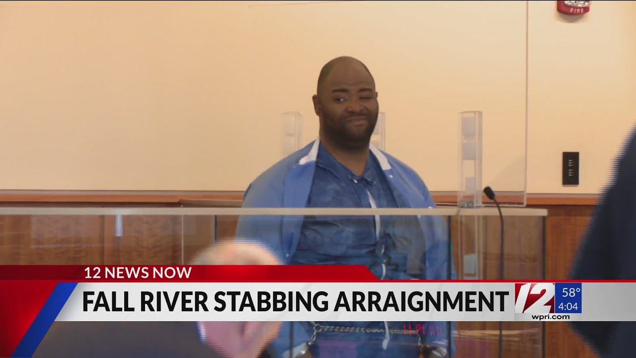 Suspect arraigned in Fall River stabbing - YouTube