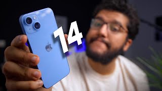 تجربة iPhone 14 العادي مقارنة مع ايفون ١٣ برو ماكس !!؟