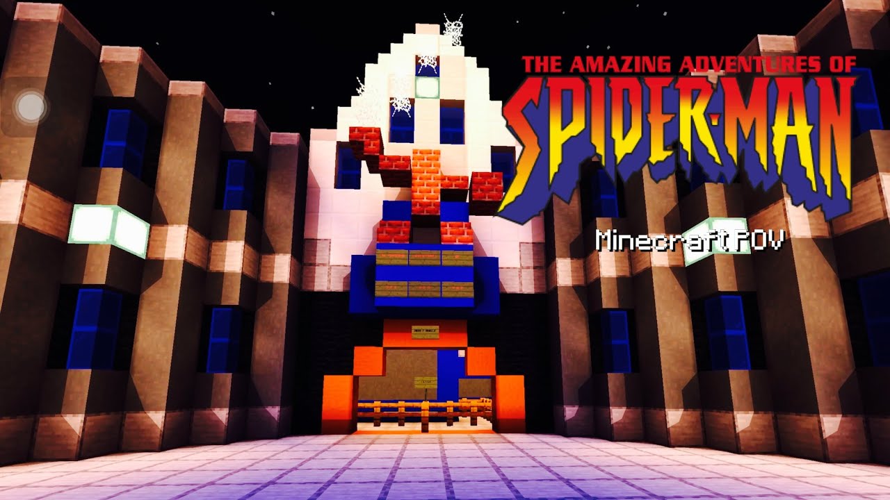 The Amazing Adventures Of Spider-Man Ride POV | Custom Minecraft Universal Park