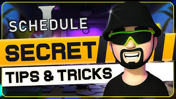 30+ TIPS & TRICKS You Wish You Knew Earlier in SCHEDULE 1