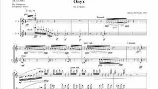 Dariusz Przybylski "Onyx" for 2 flutes (2010)