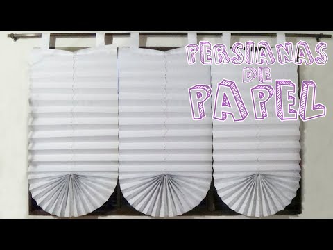 Video: Cómo Hacer Persianas Con Papel Tapiz Con Tus Propias Manos