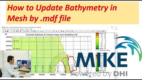 How to Update bathymetry in 2d mesh file by mdf file |MIKE  FM | 2D HD Model | Dipen Saha