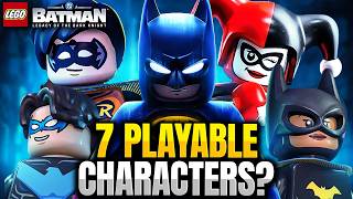 Lego Batman Legacy Of The Dark Knight Only Has 7 Playable Characters?