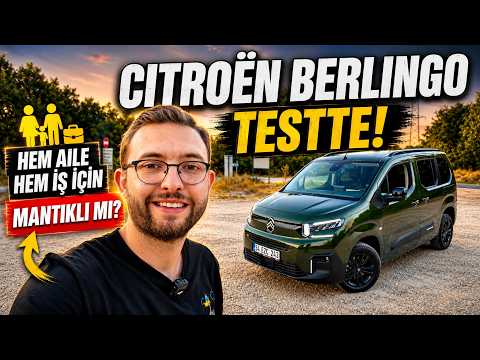 CITROËN BERLINGO TESTTE! | Hem Aile Hem İş İçin Gerçekten Mantıklı mı?