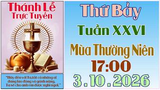 Daily Online Mass | Saturday of the XXVI Week in Ordinary Time | 10/3/2026 | Live