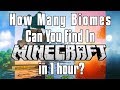 How Many Biomes Can You Find In Minecraft In 1 Hour?