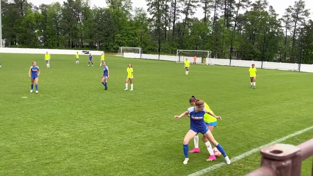 CSA U14 ECNL National Girls vs Richmond United 09 ECNL 04/30/23 Final Scored 3-7
