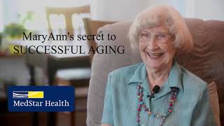 92 year-old woman shares her thoughts on successful aging