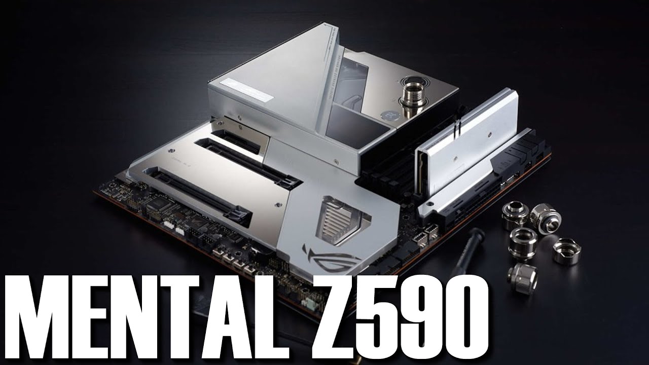 ROG Maximus Extreme Glacial Z590 Preview - YouTube