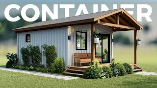 Container House  A Tiny House made with 20ft containers .