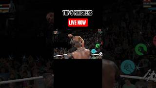 TOP 5 Most Brutal Finishers in WWE 2K25 Netflix! 💥 #wwe2k26
