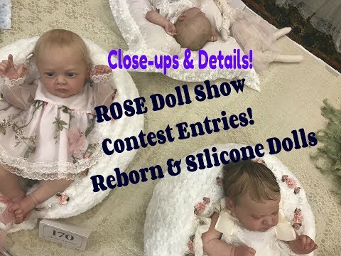ROSE Doll Show Contest Babies 2019! BEST Close-Ups of Reborn Baby Dolls & Silicone Dolls!