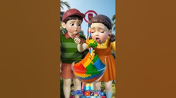 Squid Game AI Korean Snack Popping Candy ASMR #squidgame #squidgame2 #ai #asmr