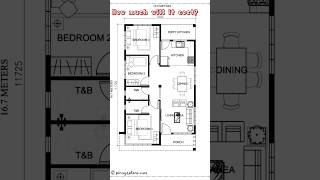 Floor Plan 7mx11.725m Cost Estimate, #home #pinterest #floorplan #shorts