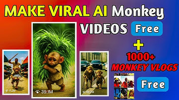 Viral Monkey AI Video Kaise Banaye ? How To Make AI Monkey Sad Video Reels ?