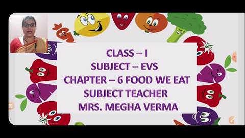 CLASS-1 E.V.S. LESSON-6