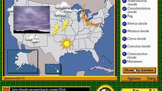 Geosafari - The Weather Gameplay Pc Dos Game 19951996