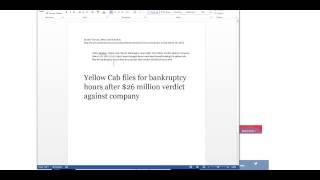 How to Cite in BlueBook or ALWD Video 2: How to Cite a Website
