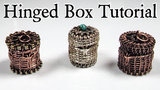 Woven Hinged Box: Wire Wrapping Tutorial: DIY Jewelry