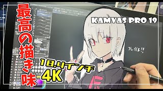 【線描くの気持ち良すぎ】「18.4インチ・4k」Kamvas pro を本音レビュー　#液晶タブレット　#イラスト