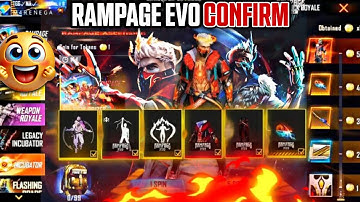 Rampage Evo Bundle Return Confirm 🤯  | Diwali Event Free Rewards Confirm 🔥 | Scorpio Bundle Return |