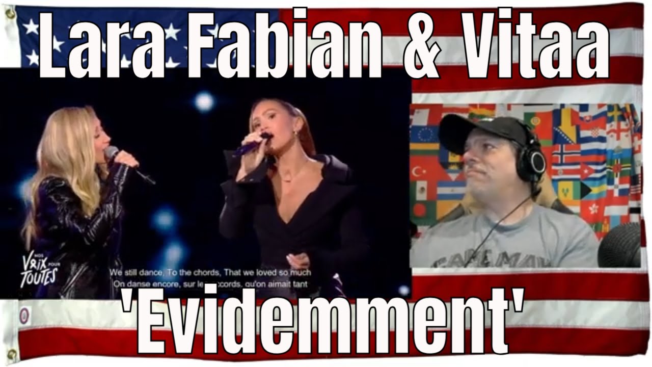 Lara Fabian & Vitaa - 'Evidemment' (Live, La Soirée Spéciale Balavoine, France, 2000) - REACTION