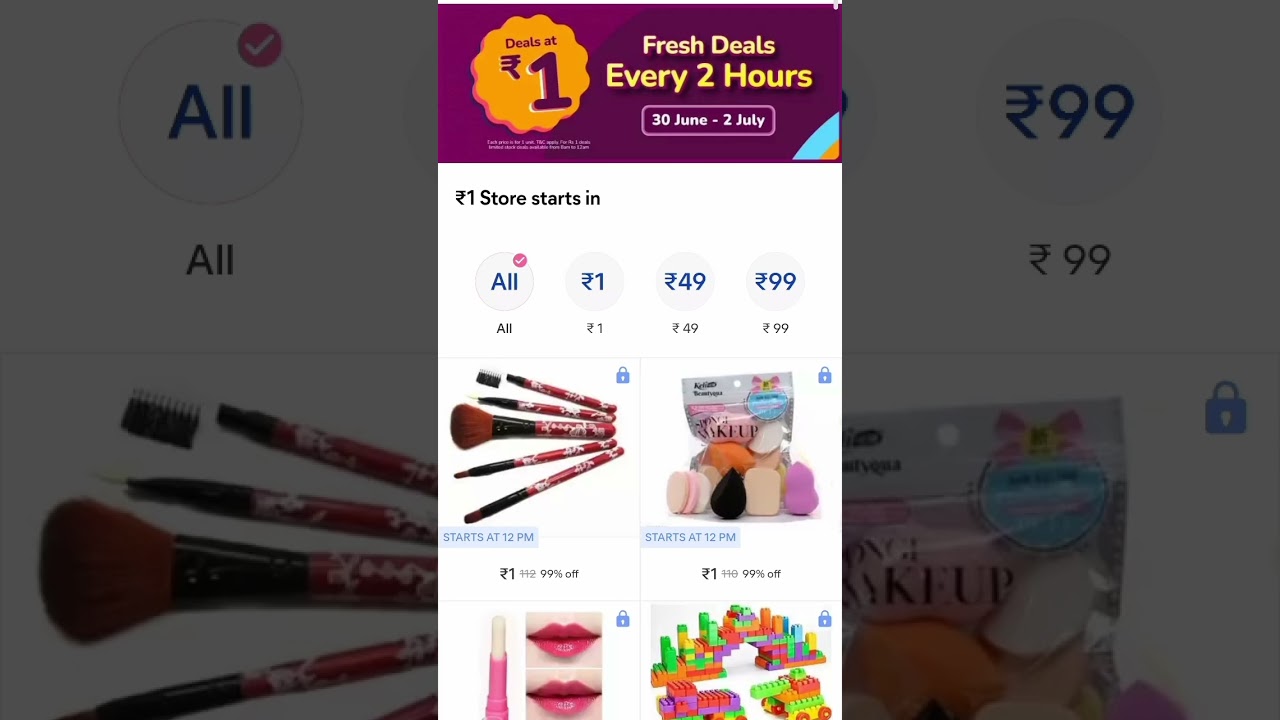 Meesho 1rs Loot Back 