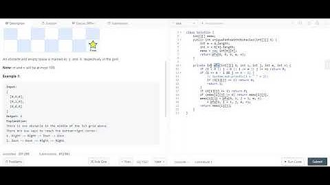 63. Unique Paths II LeetCode | Dynamic Programming | Recursion |  Memoization