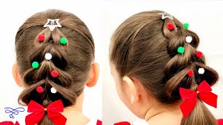 Countdown to Christmas #5 Throwback (Pull Through Christmas Tree Braid🎄) screenshot 4