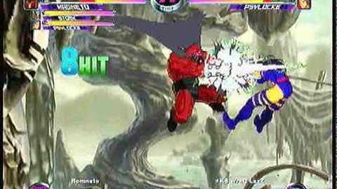MvC2 Online (360):  Brett (MSP) vs KS Wreq Lazz (MSP) 9 .:12.9.09:.