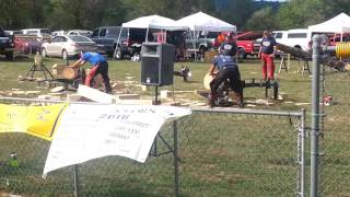 Capon Bridge Founders Day 2016 Lumberjack Competition, Bikesaws 4