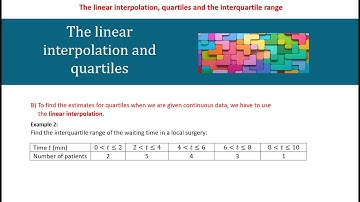 A level Statistics – Linear interpolation