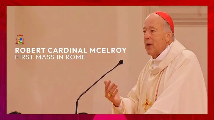 Robert Cardinal McElroy - First Mass in Rome