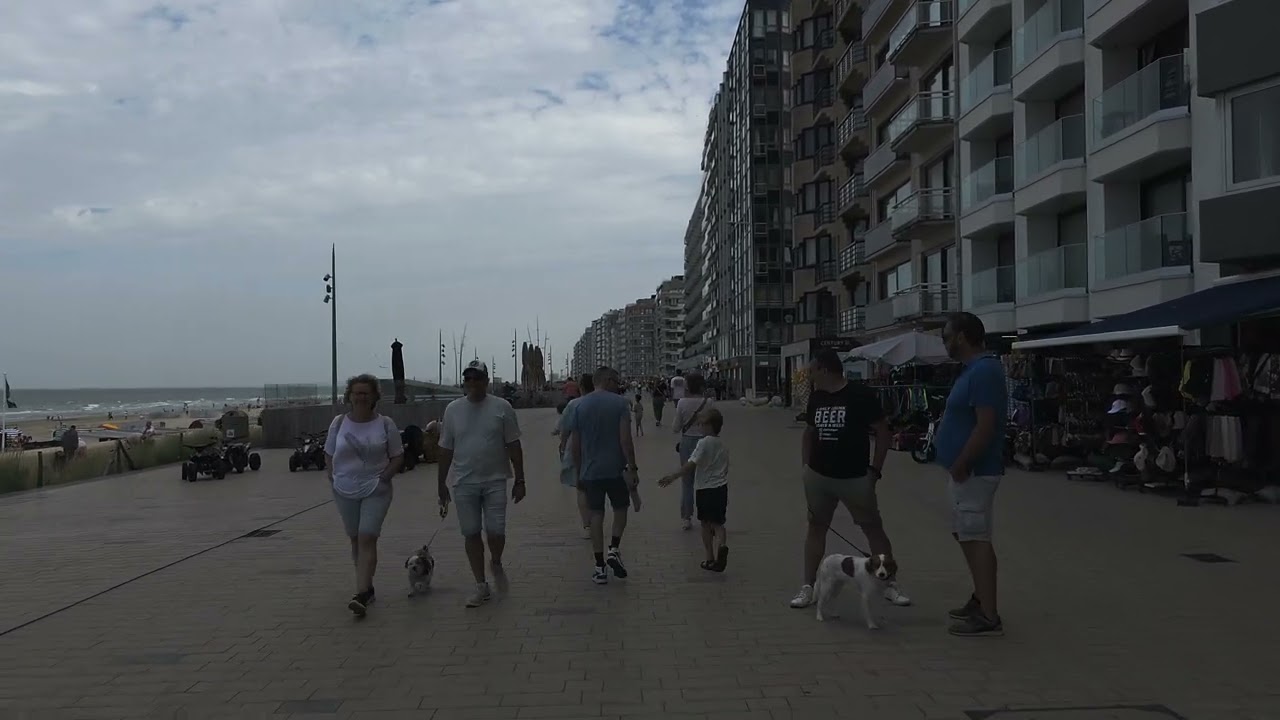 Westende bad tour zomer 2025 België in 4K HDR