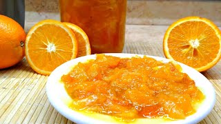 طريقة عمل مربى البرتقال بمذاق لذيذ بدون مرارة مربى قشر البرتقال على قناة اسرة وسفرة مع صلاح
