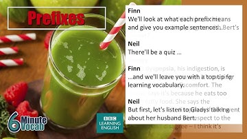 6 Minute Vocabulary: Prefixes 