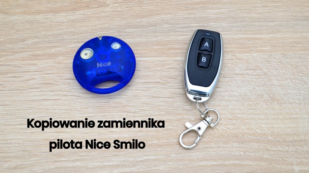 Kopiowanie pilota Nice Smilo - KR43