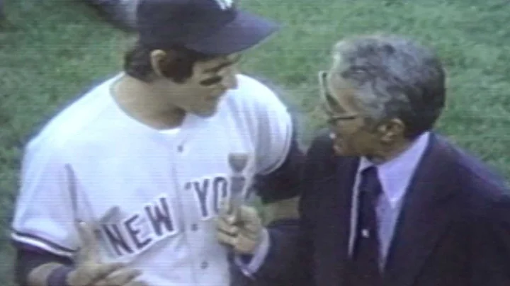 Rizzuto interviews Dent after Yankees' win