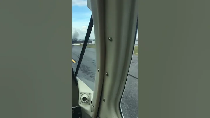 Beechcraft Sundowner C23 landing Queen City airpor...